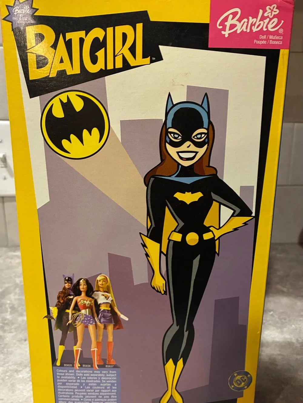 2003 Barbie as Batgirl DC Comics Doll NRFB B5835